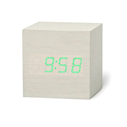 Compact Mini LED Digital Alarm Clock – Adjustable Brightness and Night Mode
