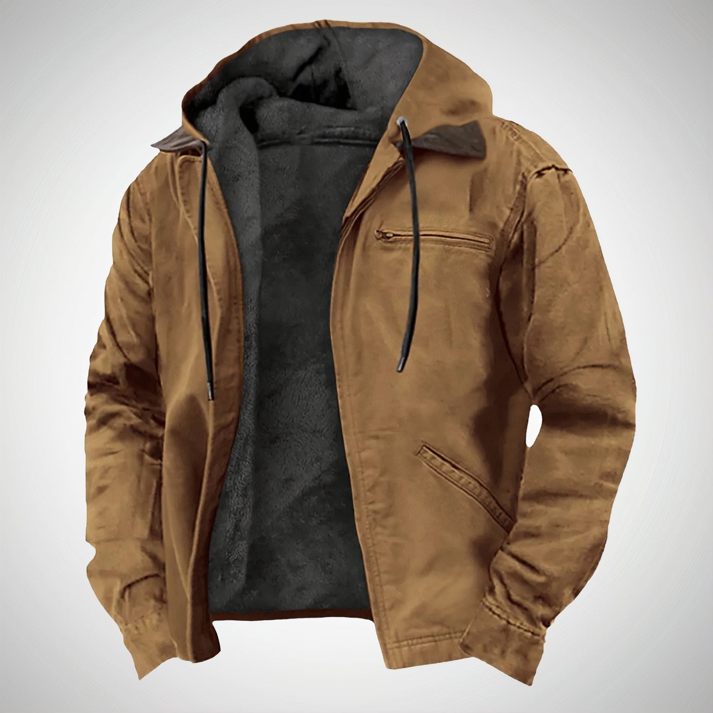 Noah – Gefütterte Freizeitjacke Herren mit Kapuze und Reißverschluss