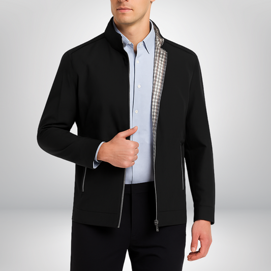 David – Übergangsjacke Herren mit Stehkragen und Reißverschluss