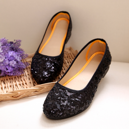 Aurora - Damen Ballerinas mit Pailletten
