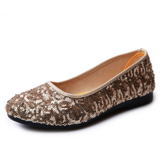 Aurora - Damen Ballerinas mit Pailletten