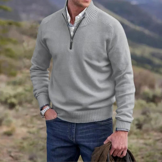 Liam – Winter Pullover Herren mit Reißverschluss