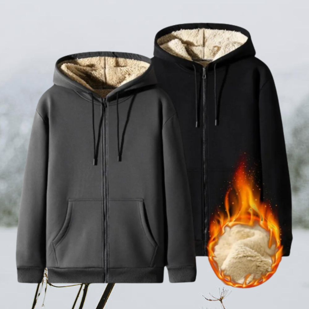 Markus - Herren Winterjacke mit Fleece-Innenfutter