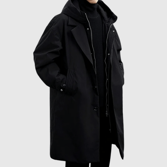 Lennard – Oversize Mantel mit Kapuze für Herren
