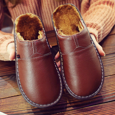 Arthur – Plush-Lined Slip-On Winter House Shoes for Men