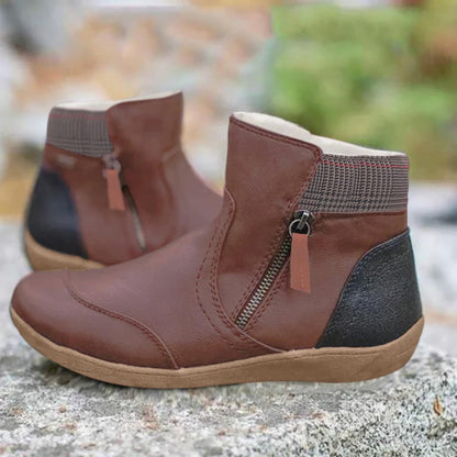 Emma – Warme Stiefeletten mit Reißverschluss Damen