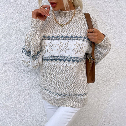 Anivia – Strickpullover mit skandinavischem Muster