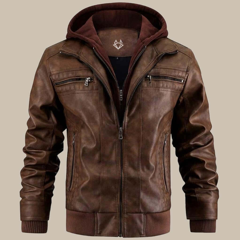 Adrian – Zweilagige Lederjacke Herren