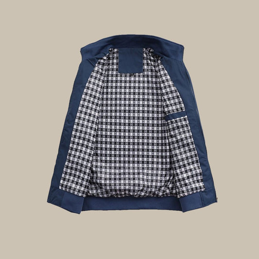Lukas - Herrenjacke mit Stehkragen und Reißverschluss