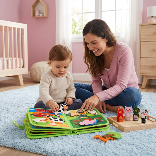 Educational Montessori Farm Story Book