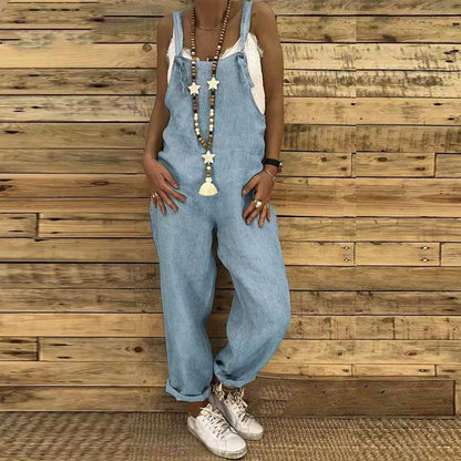 Mila - Cooler, böhmischer Leinen-Overall