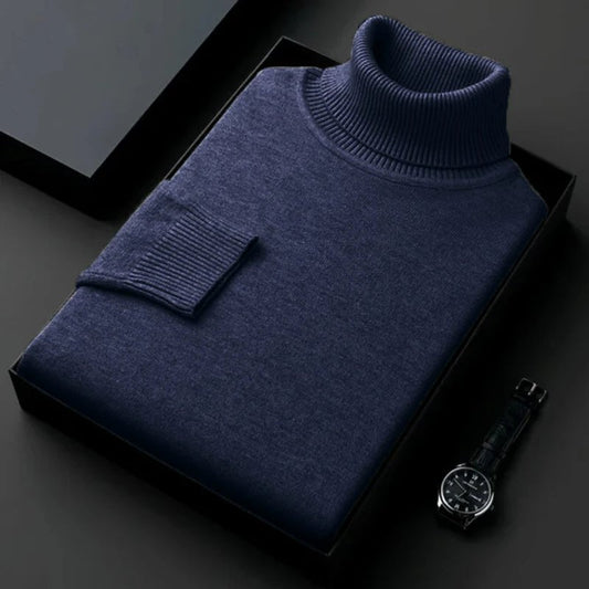 Alexander - Rollkragenpullover aus Wolle für Herren