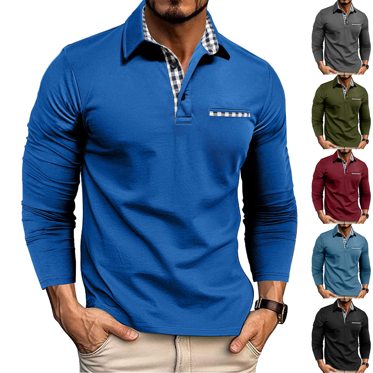 Marco - Herren Poloshirt mit Kontrastdetails