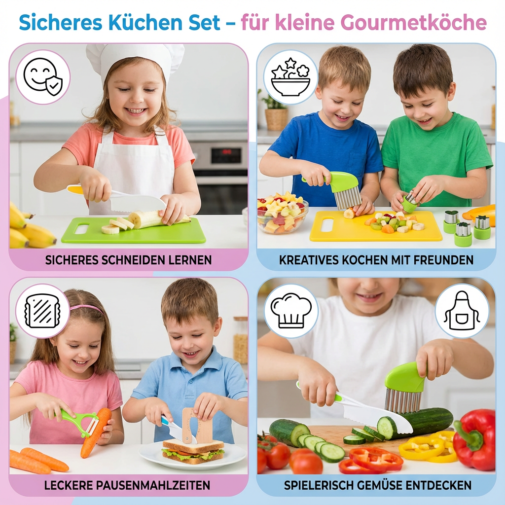 Safe kitchen set—for little gourmet chefs