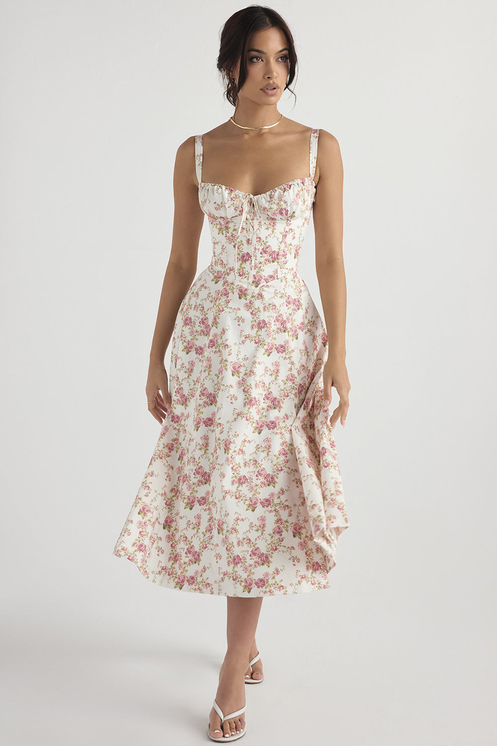 Graciela | Nuevo Vestido Estampado Floral Mujer