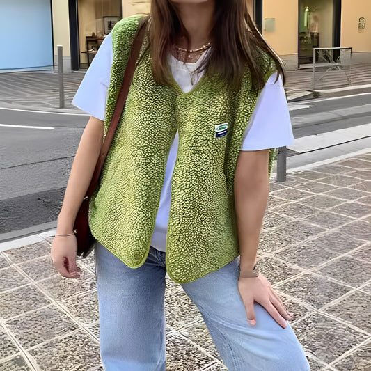 Leonie – Strukturierte Strickweste Damen