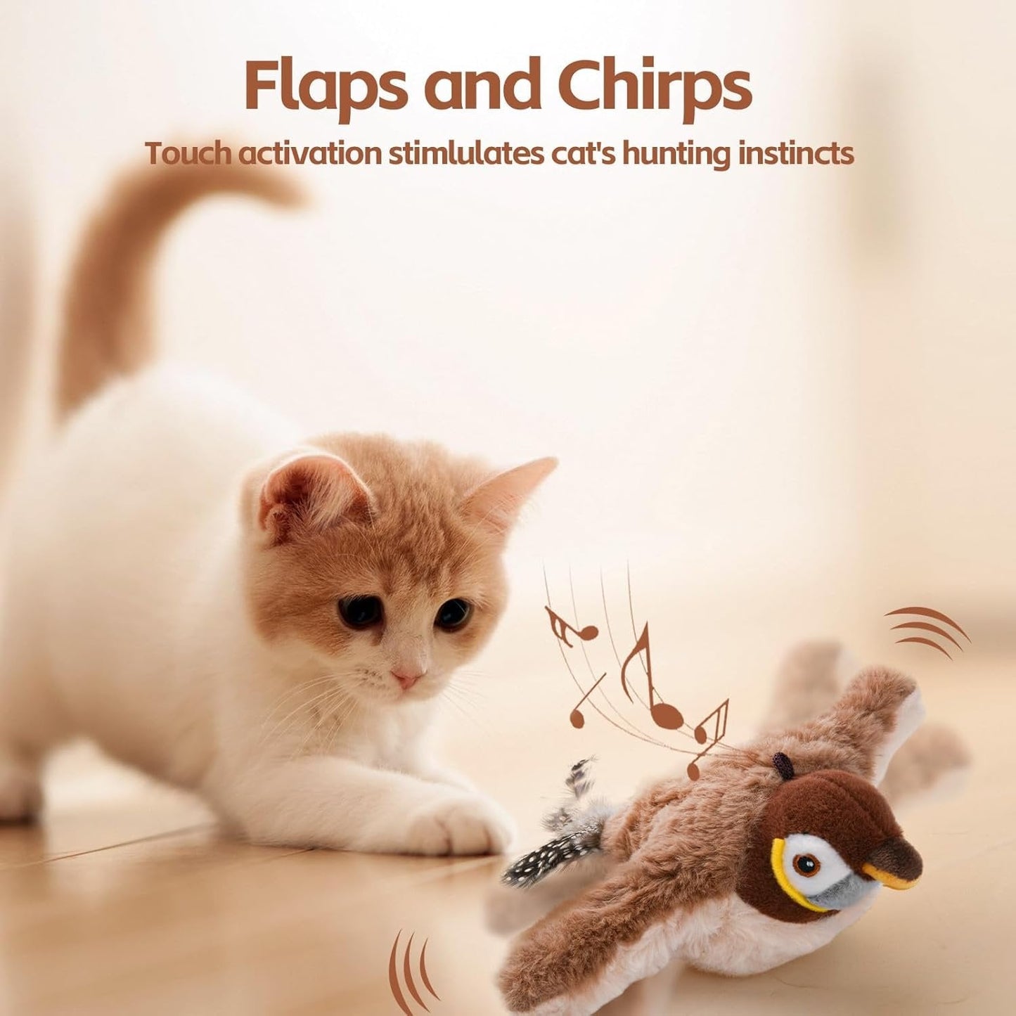 ChirpBuddy Interactive Bird Toy for Cats