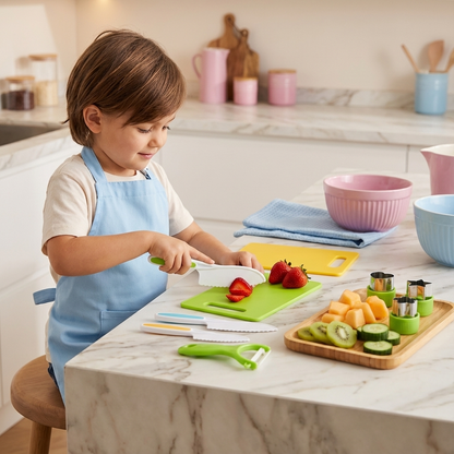 Safe kitchen set—for little gourmet chefs