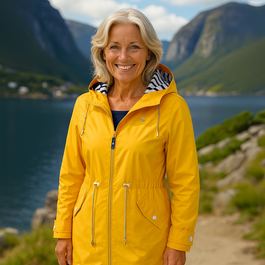 Anna - Damen Regenjacke mit Kapuze