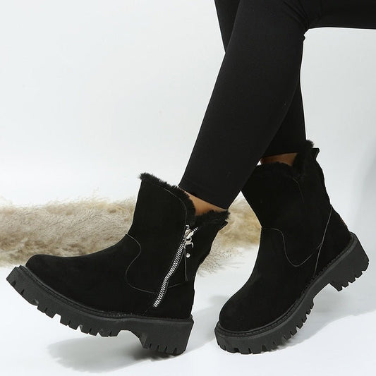 Amira - Damen Winterboots mit Reißverschluss