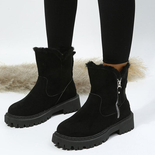 Amira - Damen Winterboots mit Reißverschluss