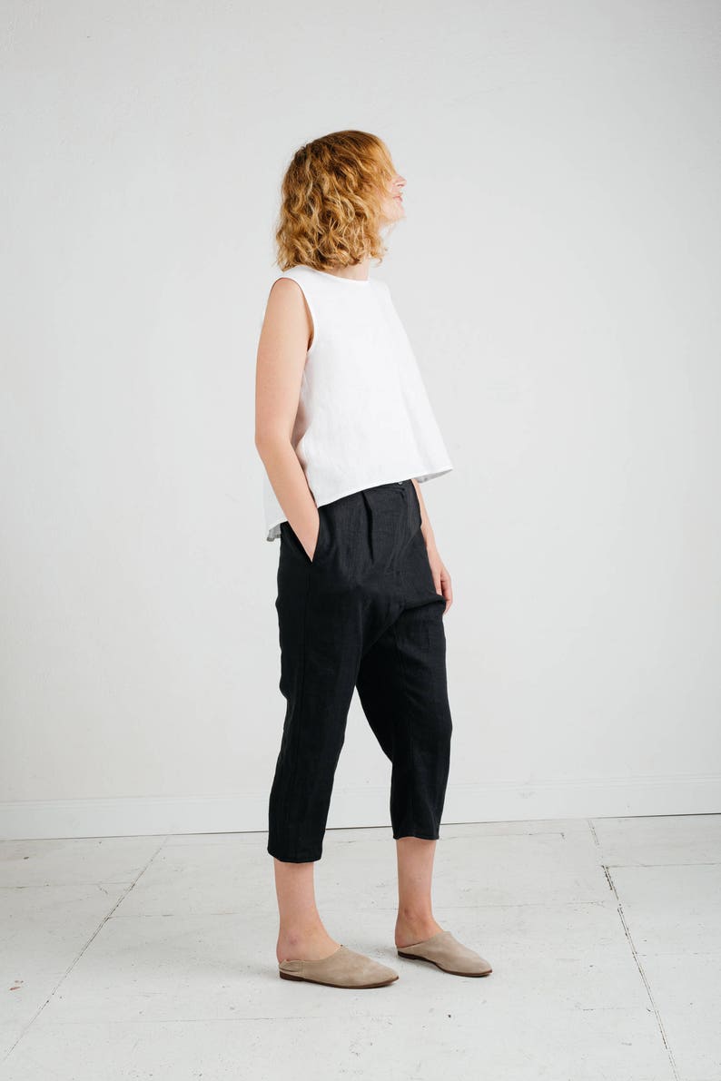 Tank-Top aus Leinen - Atmungsaktive Passform und zeitlose Schlichtheit