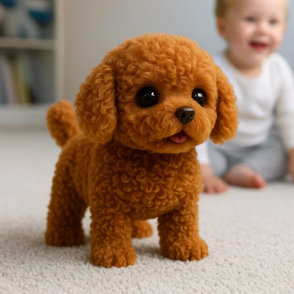 Realistic Interactive Plush Dog – Bring the Joy of a Real Pet Home
