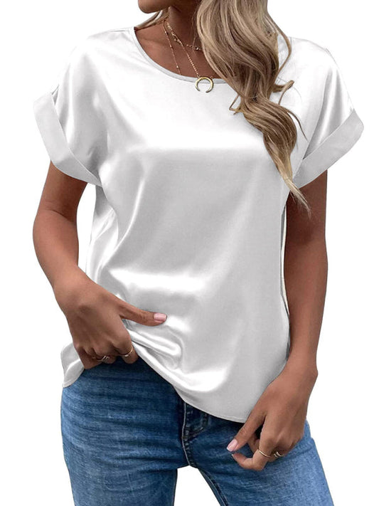 Emmy | Blusa camiseta de raso