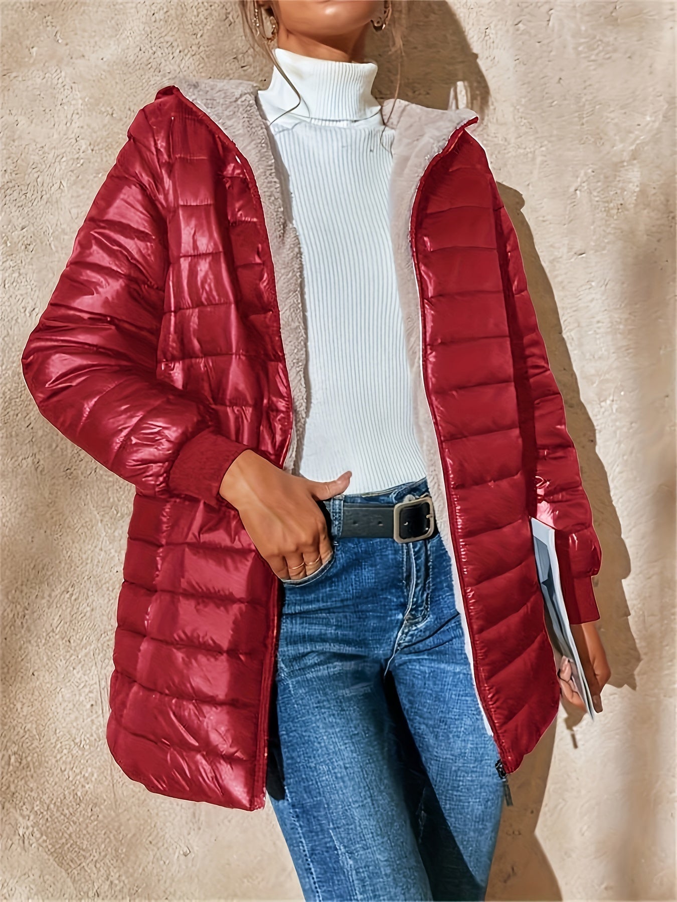 Lux – Gesteppten Damenjacke mit Fleece-Innenfutter