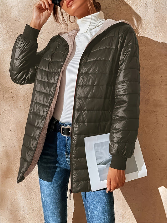 Lux – Gesteppten Damenjacke mit Fleece-Innenfutter