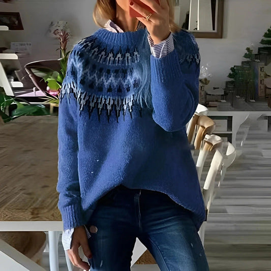 Soraka – Strickpullover mit Norweger-Muster