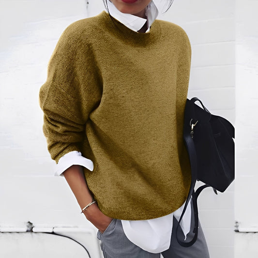 Amelia - Damen Pullover mit Rundhalsausschnitt