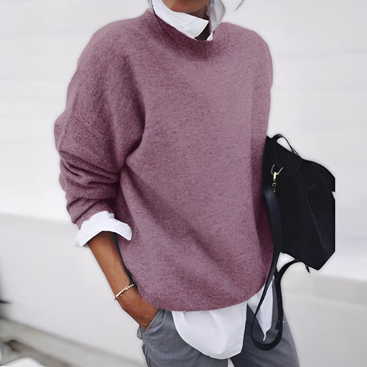 Amelia - Damen Pullover mit Rundhalsausschnitt