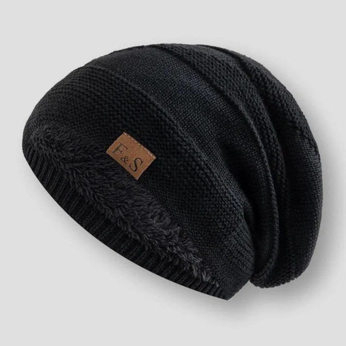 Finn – Fleece-Lined Knit Beanie for Men
