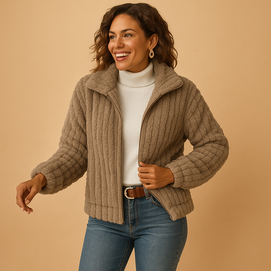 Ahri – Flauschige Damenjacke