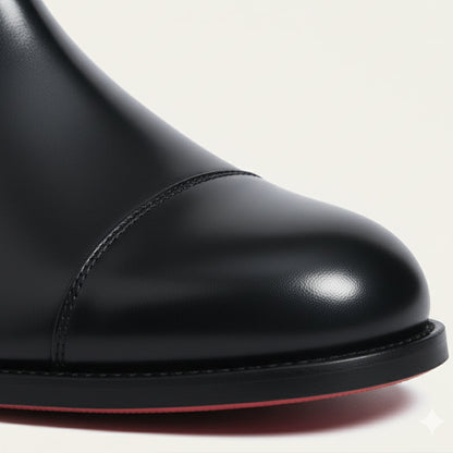 Noah – Elegant Chelsea boots made of smooth leather for men