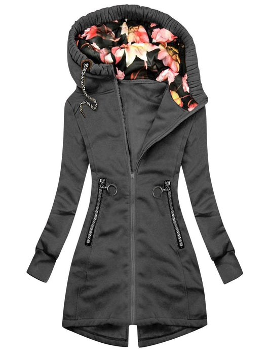 Liora – Winter Kapuzenjacke Damen mit Reißverschluss