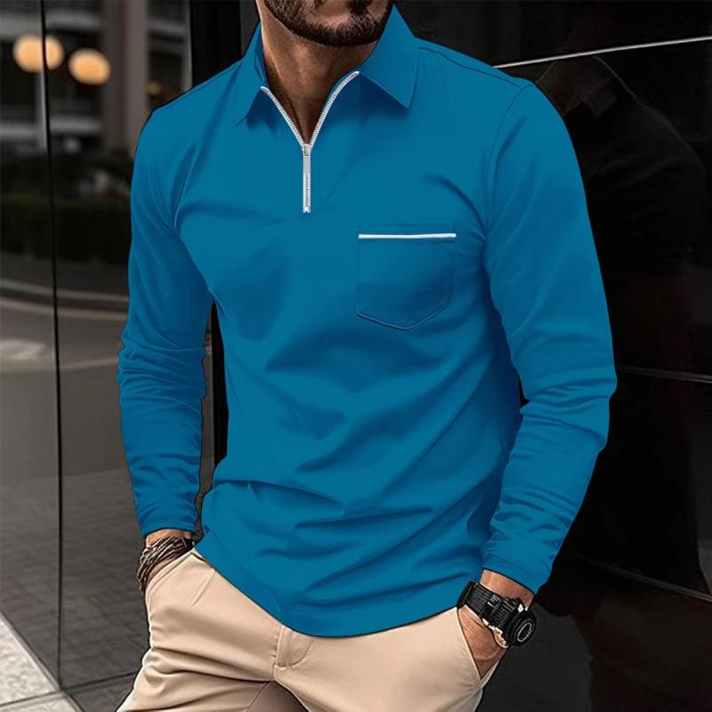 Marco – Modernes Reißverschluss-Poloshirt Herren