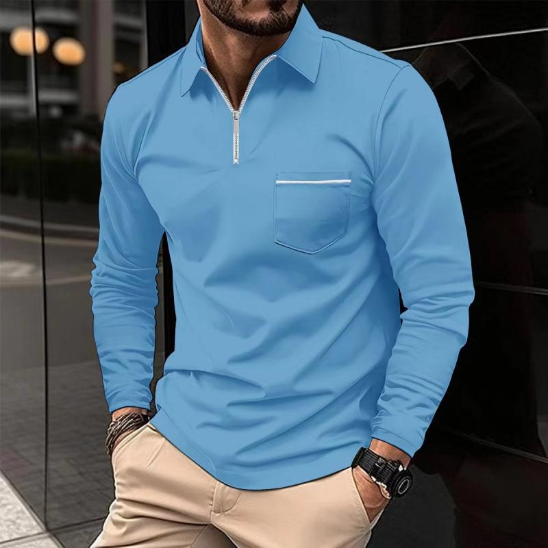 Marco – Modernes Reißverschluss-Poloshirt Herren