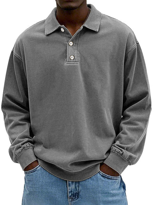 Max - Herren Poloshirt Langarm