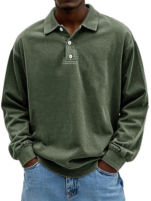 Max - Herren Poloshirt Langarm