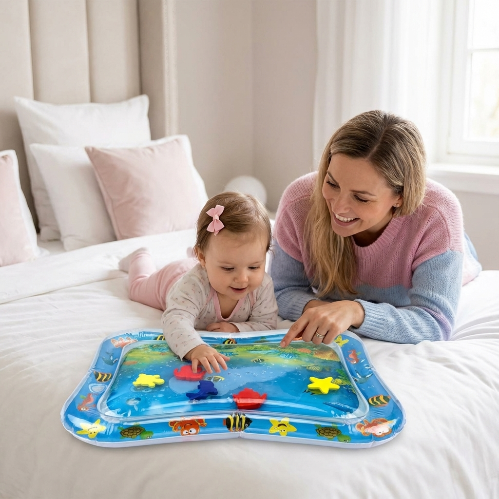 Water Play Mat – Tummy Time for Babies