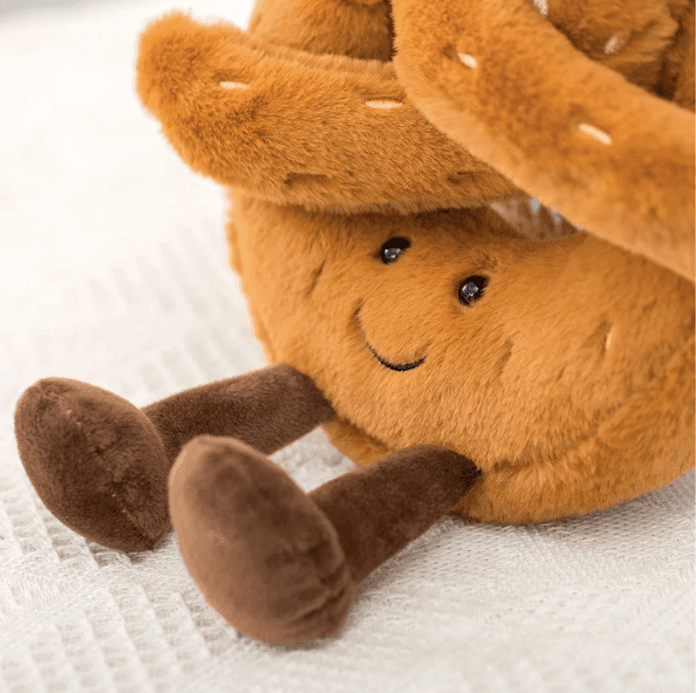 Pretzel Croissant Toast Bread Plush Toy
