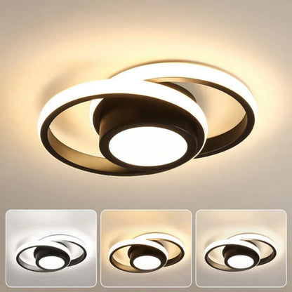 LED Ceiling Light with Double Ring