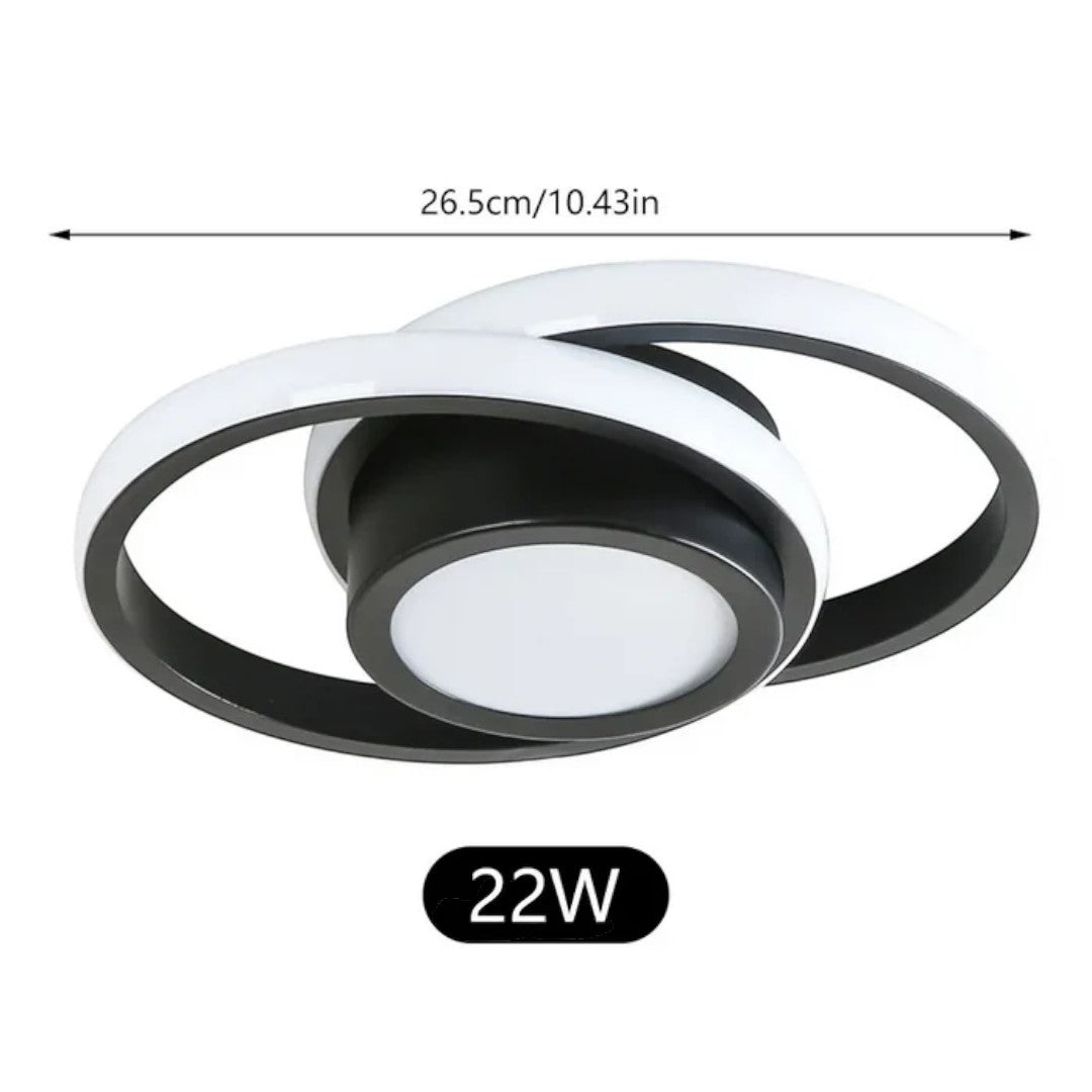 LED Ceiling Light with Double Ring
