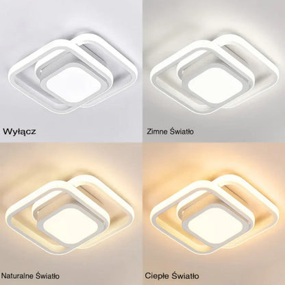 LED Ceiling Light with Double Ring