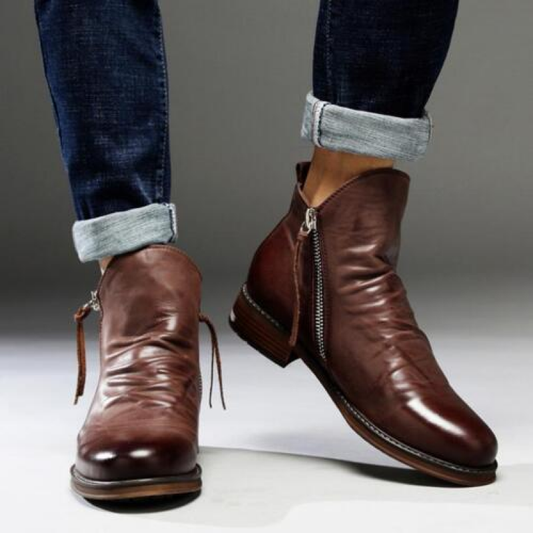 Jhin – Elegante Herren Stiefeletten mit Reißverschluss