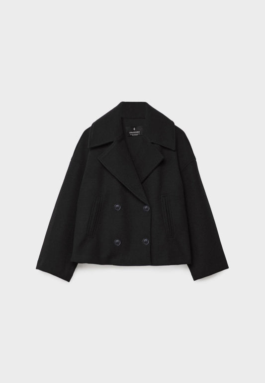 Lina – Kurzer Wollblazer im Oversized-Look für Damen