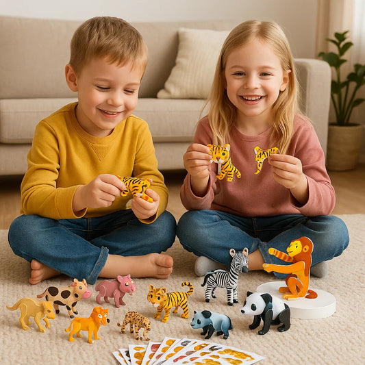3D Cartoon Puzzle Set for Kids