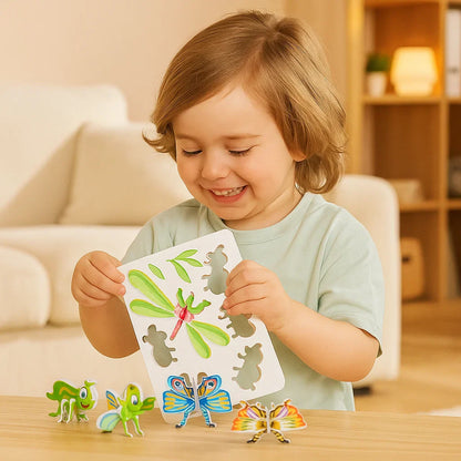 3D Cartoon Puzzle Set for Kids
